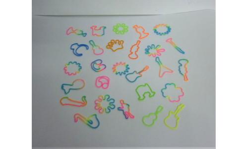 Lote de Silly Bandz Pulseirinhas